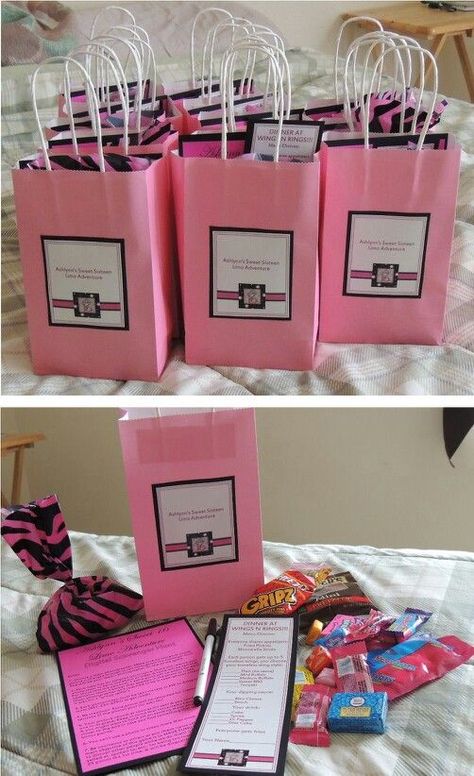 Sweet 16 Party Bag Ideas, Quinceanera Goodie Bags, Sweet 16 Swag Bag Ideas, 21st Goodie Bag Ideas, 21st Birthday Party Favors Goodie Bags, 18th Birthday Goodie Bags, Quince Goodie Bags, Sweet 16 Gift Bags Ideas, Sweet 16 Gift Bags