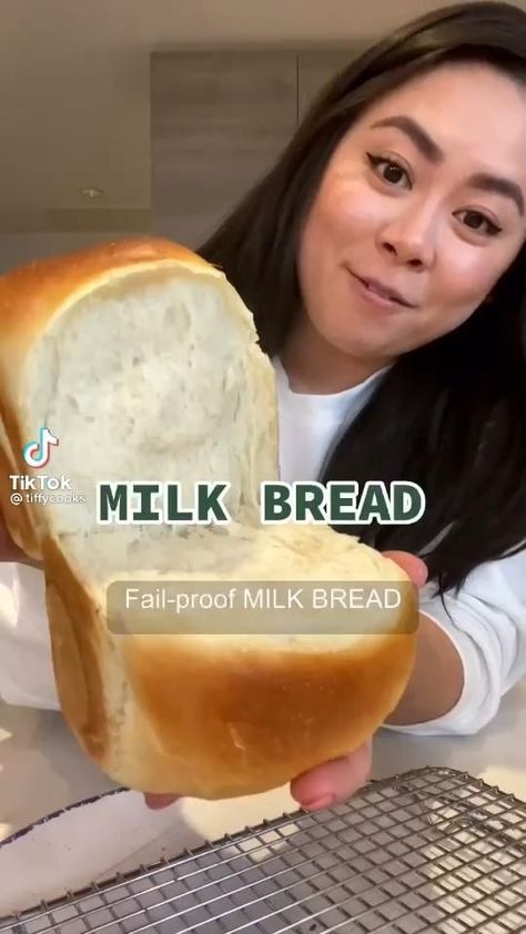 Milk Bread Sandwich, Homemade Strawberry Syrup, خبز فرنسي, Homemade Milk, Resepi Roti, Milk Bread Recipe, Homemade Bread Recipes Easy, Milk Bread, My Favorite Recipes