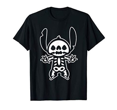 Nanny Shirts, Disney Vinyl, Funny Halloween Shirts, Disney Outfit Ideas, Disney Halloween Shirts, Halloween Tee Shirts, Stitch Halloween, Skeleton T Shirt, Scary Halloween Party