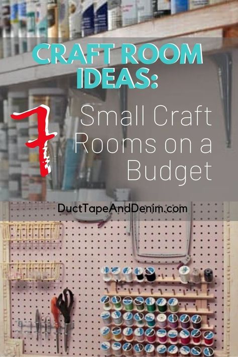 She Shed Craft Room Ideas, Craft Area Organization, Craft Room Ideas On A Budget, She Shed Craft Room, Small Sewing Rooms, Craft Room Organization Diy, Craft Room Ideas, Small Craft Rooms, Craft Shed