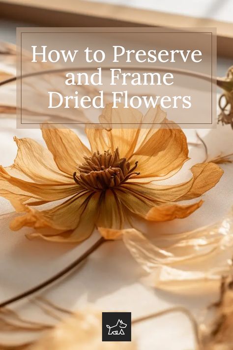 Get tips on protecting and preserving framed dried flowers. This pin provides advice on choosing UV-protective glass, keeping the frame in a low-humidity environment, and avoiding direct sunlight to ensure the longevity and vibrancy of your dried floral displays. Keeping Dried Flowers Ideas, Save Dried Flowers, Dried Flowers In Glass Frame, Dried Flowers Display Ideas, How To Frame Dried Flowers, Framing Dried Flowers, Dried Flower Frames, How To Display Dried Flowers, Things To Do With Dried Flowers Ideas