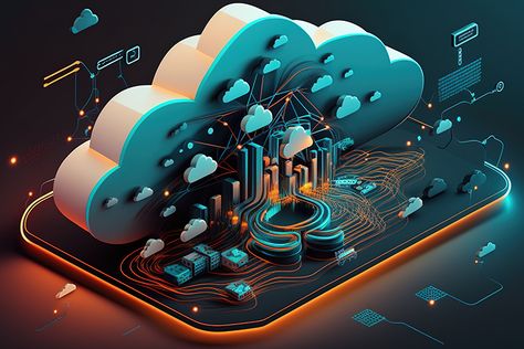 Multi-Cloud Networking Market Cloud Computing Background, Network Design Graphic, Cloud Computing Poster, Cloud Computing Illustration, Cloud Doodle, Surveying Engineering, Facebook Poster, Internet Design, What Is Cloud Computing