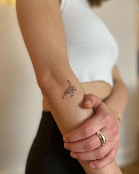 Nike Tattoo, Single Needle Tattoo, Elements Tattoo, Scorpion Tattoo, Fitness Tattoos, Discreet Tattoos, Tattoo Meaning, Arm Tattoos For Guys, Fine Line Tattoos