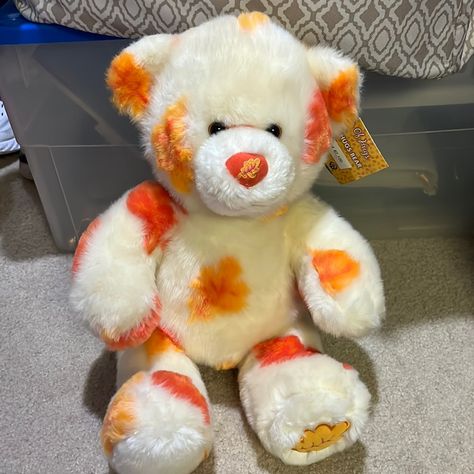 Vintage In Good Condition Very Limited Edition Build A Bear Stuffed Animals, Vintage Build A Bear, Orange Teddy Bear, Build A Bear Dog, Bear Halloween, Monkey Stuffed Animal, Animal Crossing Characters, Teddy Bear Toys, Disney Plush