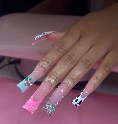 Acrylic Toe Nails, Punk Nails, Hard Nails, Duck Nails, Long Acrylic Nail Designs, Colored Acrylic Nails, Girly Acrylic Nails, French Tip Acrylic Nails, Short Square Acrylic Nails