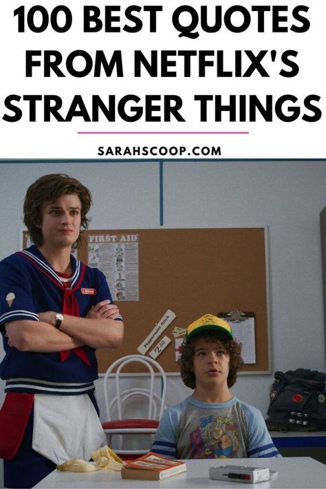 Stranger Things Quotes, Stranger Things Halloween Party, Netflix Quotes, Starnger Things, Things Quotes, Stranger Things Halloween, Horror Series, Duffer Brothers, Stranger Things Quote