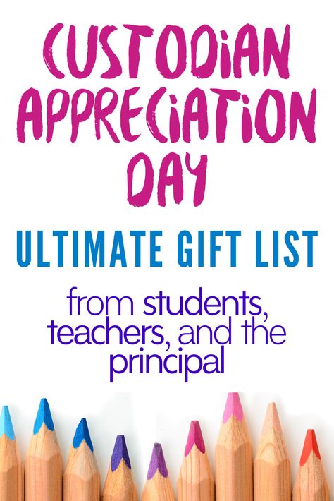 Custodian Appreciation Day Ideas Appreciation Gifts For Janitors, Gift Ideas For Custodians, Thank You Custodian, Custodians Day Ideas, Janitor Retirement Ideas, Custodial Appreciation Gifts, Custodian Gift Ideas, National Custodian Day Gift Ideas, School Janitor Appreciation Gifts