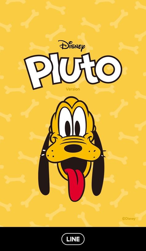 Pluto Wallpapers, Pluto Cartoon, Dog Caricature, Arte Do Mickey Mouse, Disney Lines, Mickey Mouse Wallpaper Iphone, Disney Doodles, Line Wallpaper, Pluto Disney