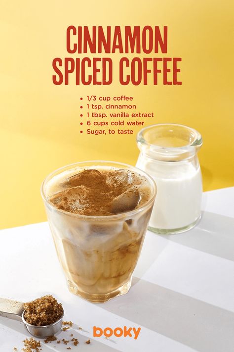 Warm Drinks Recipes, Homemade Coffee Drinks, Iced Coffee Recipes, Recipe Japanese, Best Iced Coffee, Iced Drinks Recipes, Hot Drinks Recipes, Tea Drink Recipes, Homemade Cookbook