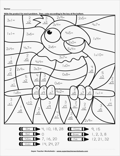 4 Free Math Worksheets Second Grade 2 Addition Add 3 Single Digit Numbers - apocalomegaproductions.com Addition Coloring Worksheet, Oppgaver For Barn, Maths Colouring Sheets, Coloring Worksheets For Kindergarten, Christmas Math Worksheets, Fun Math Worksheets, Math Mystery Picture, Math Coloring Worksheets, Math Mystery