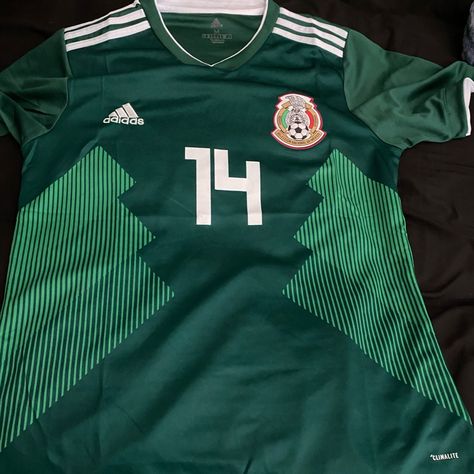 Brand New Mexico Chicharito Jersey. Size Medium But Fits Like A Small. Mexico Jersey Outfit Men, Mexico Jersey, Jersey Outfit, Europe Summer, Adidas Shirt, Summer Fits, Soccer Jersey, Sport T Shirt, Fancy Dresses