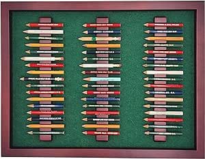 18hills Premium Wood Golf Pencil Case Holder Display - Holds 51 Pencils - Perfect Golf Gift Golf Gift, Perfect Golf, Display Cases, Display Rack, Golf Gifts, Pencil Holder, Display Case, Pencil Case, Holiday Season