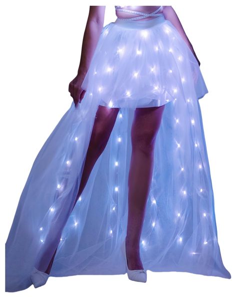 PRICES MAY VARY. Size; L=waist 25~35inches XXL=30~40inches, waist very elastic. Material: high quality net yarn+Tulle,Comfortable lining with 100 LED lights, can sparkly or solid, Wash: Women Tulle Tutu Skirts Can wash by hand, if not use, take battery out, keep it dry. Include:1 LED TUTU Skirt, with 3AA battery box, light will more shiny, but need you buy 3AA batteries by yourself, as this battery is forbid to ship oversea. Occasions:Dance, wedding ,dress-up,bridal shower, fairy & princess costumes, birthday parties, christmas, new year, cakesmash, photography. Space Fairy Costume, Lightening Costume, High Low Tutu Skirt, Tutus For Women, Rave Outfits Skirts, Space Fairy, Led Tutu, Fairy Princess Costume, Tutu Women