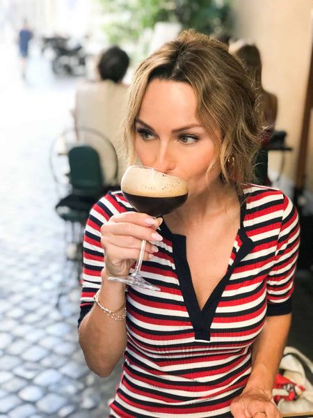 Shakerato Coffee, Giada De Laurentiis Recipes, Giada Recipes, Coffee Shake, Shaken Not Stirred, Coffee Room, Italian Ice, Giada De Laurentiis, Agave Syrup