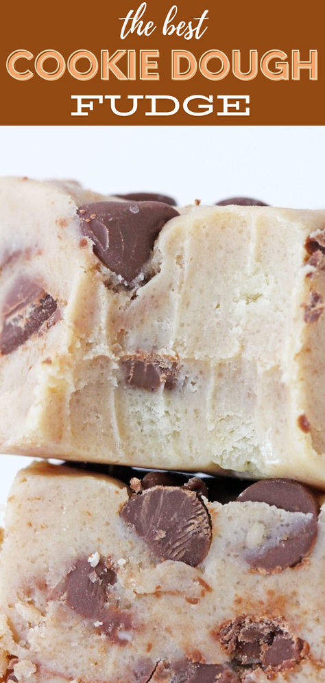 Cookie dough fudge Cookie Dough Fudge Recipe, Cookie Dough Fudge, Dessert Photography, Cookie Dough Recipes, Fudge Recipe, Sweet Delights, Baking Ideas, Cookies Ingredients, Dough Recipe