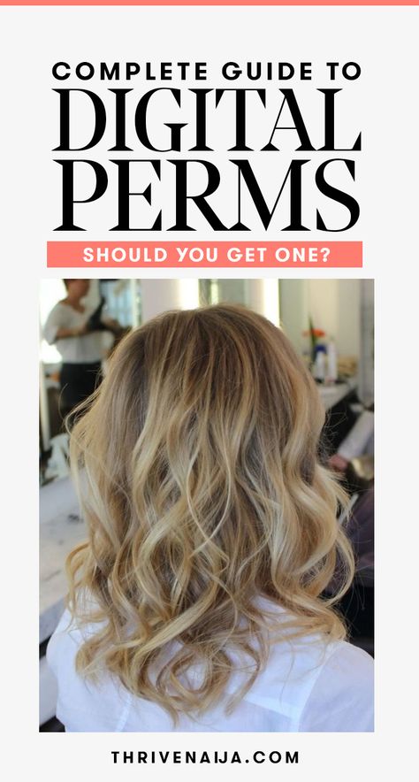 Should you get a digital perm? Perms Before And After, Digital Perm Short Hair, Loose Curl Perm, Body Perm, Dailysquared Celebrity, Permanent Curls, Types Of Perms, Beach Wave Perm, Loose Perm