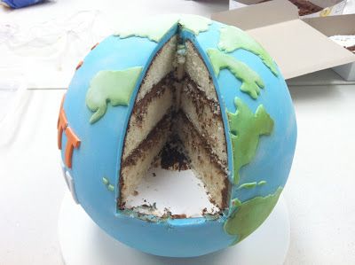 Cute Happy Birthday Quotes, Map Cake, Globe Cake, Earth Cake, Desserts Around The World, Ocean Cakes, Travel Cake, Other Planets, Farewell Party