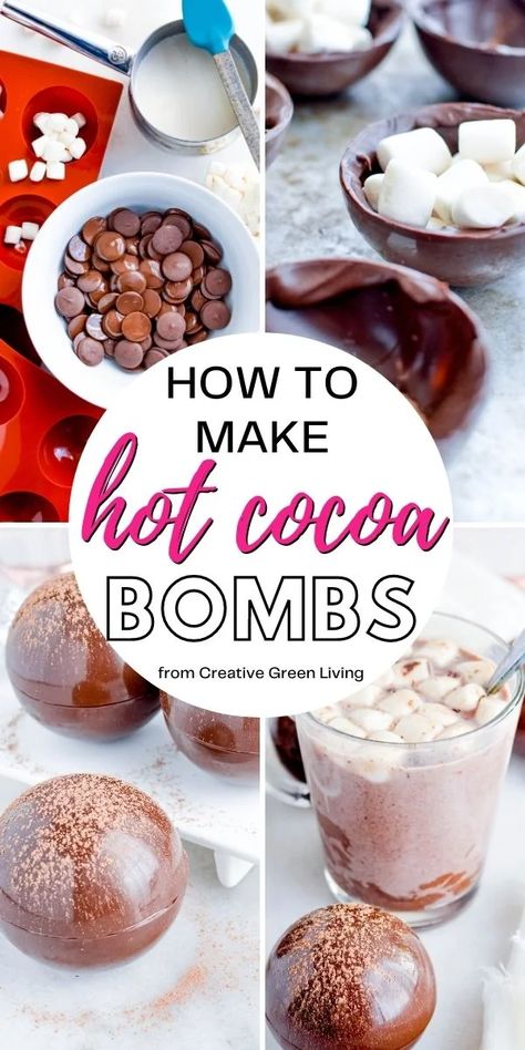 Diy Hot Cocoa, Diy Hot Chocolate, Hot Chocolate Gifts, Bombe Recipe, Christmas Hot Chocolate, Homemade Hot Chocolate, Butterscotch Chips, Hot Chocolate Bars, Chocolate Caliente