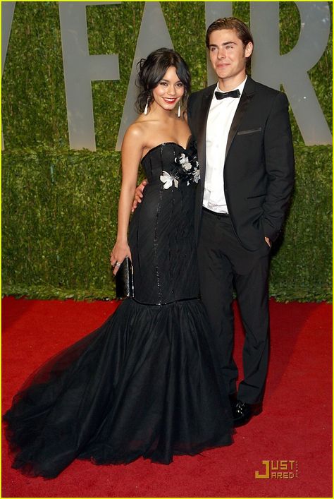 Vanessa Hudgens: Vanity Fair Vixen! Vanessa Hudgens And Zac Efron, Vanessa Hudgens Dress, Zac Efron Vanessa Hudgens, Troy And Gabriella, Zac Efron And Vanessa, High School Musical 3, High School Music, Graydon Carter, Separate Ways