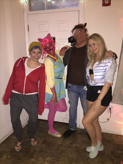 Todd Costume Bojack, Sarah Lynn Halloween Costume, Princess Carolyn Costume, Bojack Halloween Costume, Bojack Horseman Outfit, Todd Bojack Horseman, Todd Bojack, Bojack Horseman Costume, Mens Halloween Costumes Diy