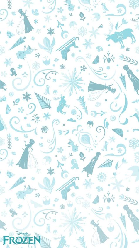 These Frozen Wallpapers Will Definitely Make Your Phone Even Cooler Summer Wallpaper Phone, Frozen Pattern, Frozen Wallpaper, Image Princesse Disney, Disney Frozen Olaf, Wallpaper Disney, Disney Background, Princess Wallpaper, Disney Phone Wallpaper