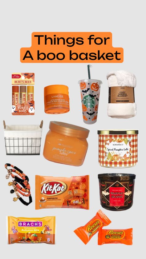 #boobasket Boo Basket Ideas For Best Friend, Halloween Things To Do, Halloween Sleepover, Making A Gift Basket, Fall Gift Baskets, Boo Baskets, Halloween Gift Baskets, Best Gift Baskets, Holiday Baskets