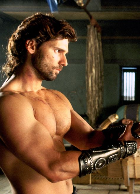 Eric Bana in Troy Hector Troy, Troy Movie, New Star Trek Movie, Eric Bana, New Star Trek, Star Trek Movies, Photos Vintage, Orlando Bloom, Brad Pitt