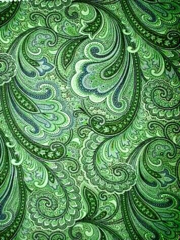 Cachemire - Vert Paisley Wallpaper, Flower Artists, Paisley Park, Beige Bed, Folk Art Flowers, Paisley Art, Green Paisley, Deco Floral, Art Flowers