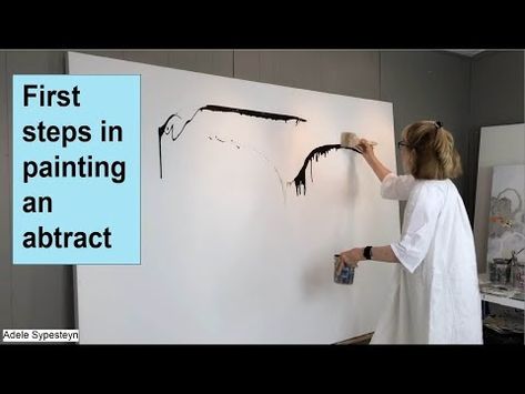 (19) First Steps in Abstract Painting / Art with Adele - YouTube Adele Sypesteyn, Modern Abstract Painting Diy, Abstract Art Lesson, Abstract Painting Diy, Abstract Art Paintings Acrylics, Abstract Painting Techniques, Abstract Art Diy, Tableau Art, Large Abstract Painting