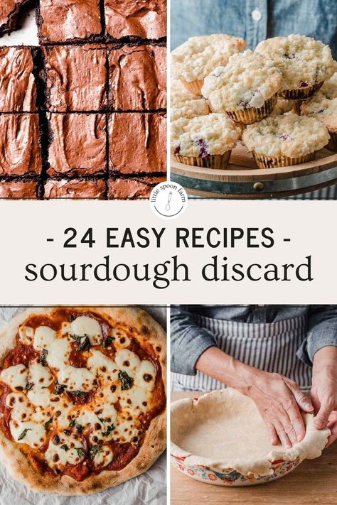 Easy Sourdough Discard Recipes, Dough Starter Recipe, Sourdough Discard Recipes, Sourdough Muffins, Recipe Using Sourdough Starter, Pudding Chia, Sourdough Bread Starter, Dough Starter, Sourdough Starter Discard Recipe