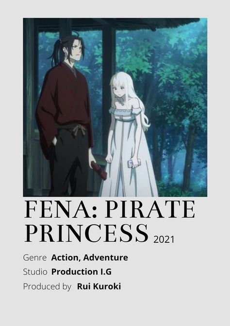 Pirate Princess Anime, Fena Pirate Princess, Princess Pirate, Princess Anime, Anime Pirate, Japanese Princess, Pirate Movies, Pirate Princess, Action Anime