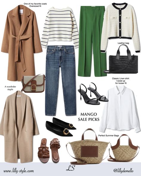 Oversized Camel Coat, Mango Sale, White Wide Leg Jeans, Mango Clothing, European Trip, Tweed Cardigan, Black Ankle Pants, Green Trousers, Fitting Room