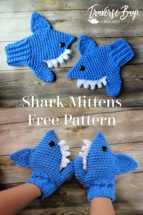 Mittens Free Pattern, Crochet Pattern Written, Crochet Mitts, Crochet Mittens Free Pattern, Super Cute Crochet, Crochet Shark, Crochet Mittens Pattern, Crochet Gloves Pattern, Clothes Tutorial