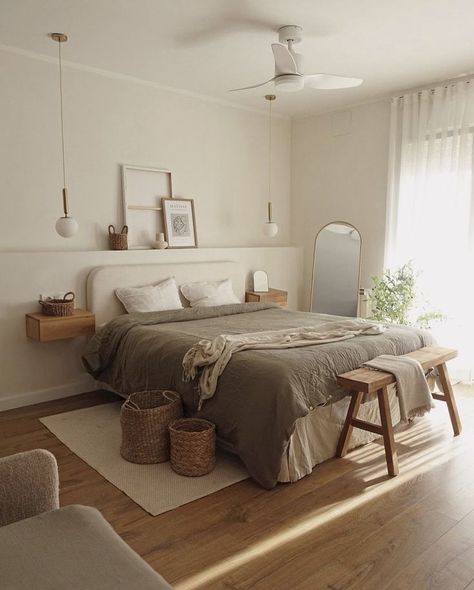 Sleeping Room Design, Cozy Bedroom Design, Casa Clean, Earthy Bedroom, Brown Rooms, Redecorate Bedroom, Decoration Inspiration, Home Design Decor, Room Inspiration Bedroom