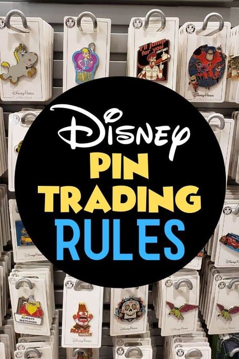 Pin trading can be a great way to engage with Disney Cast members and get hard to find Disney pins! The key to doing this correctly so that it benefits everyone is to follow the Disney Pin Trading Rules. Pin Collection Displays, Rare Disney Pins, World Of Disney Store, Disney Pin Display, Trading Secrets, Trading Rules, Disney Pins Sets, Disneyland Birthday, Disney Pins Trading