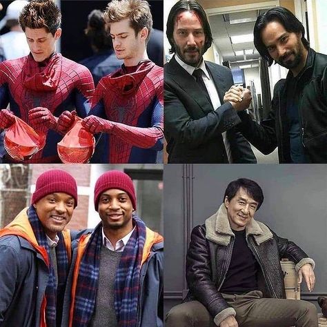 The Better Cinema on Instagram: “👉Follow @thebettercinema #actors with their stunt double! #jackiechan #andrewgarfield #willsmith” Halo Poster, Twitter Accounts, Youth Theatre, Stunt Doubles, Amazing Science Facts, Mom Jobs, Mark Ruffalo, Les Cascades, Learning Quotes