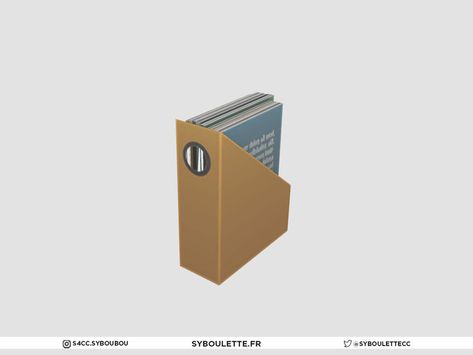 This is a box folder perfect for cluttering your desk or shelves. Found in TSR Category 'Sims 4 Clutter' Sims 4 Desk Clutter, Desk Clutter, Sims 4 Clutter, Crate Shelves, Electronic Art, The Sims Resource, Sims Resource, Featured Artist, The Sims