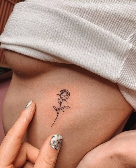 |#tattoo #handtattoo #tattoos #rosetattoo #tattoorose 64 Rose Tattoos For Women, Small Rose Tattoo, Petite Tattoos, Cute Tattoos For Women, Classy Tattoos, Discreet Tattoos, Dainty Tattoos, Girly Tattoos, Subtle Tattoos