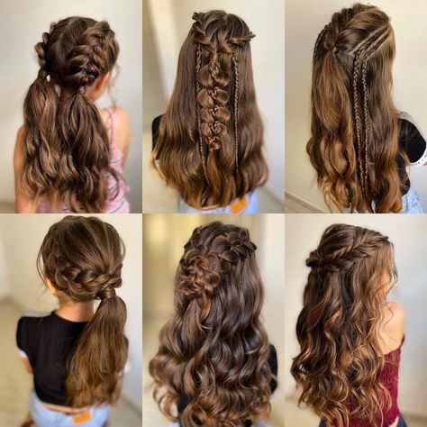 Waterfall Hairstyle, Easy Trendy Hairstyles, Hairstyle Examples, Girls Hairstyles Easy, Easy Hairstyles For Thick Hair, Hairstyles For Girls, Peinados Fáciles Para Cabello Corto, Hair Up Styles, Haircut Hairstyle