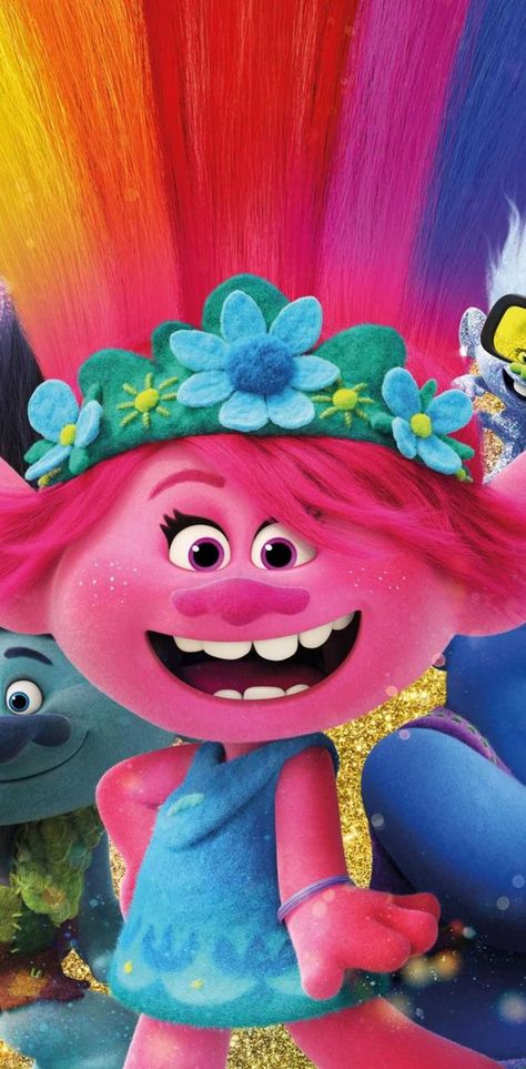 Trolls Pictures, Trolls Wallpaper, Disney Moana Art, Trolls Branch, Wallpaper Film, Wallpapers Disney, Poppy Coloring Page, Tour Pictures, Los Trolls