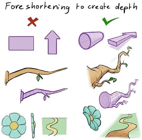 Some background drawing tips for today. Ever studied art, or are you self-taught?🦉 . Credi رسم كاريكاتير, Výtvarné Reference, Background Drawing, Drawing Lessons, Drawing Tutorials, Art Tutorials Drawing, Digital Art Tutorial, Art Studies, Art Pages