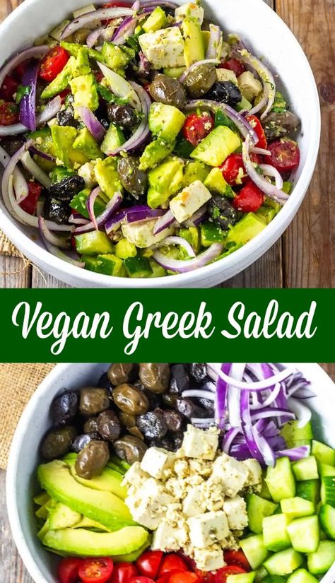 Vegan Cheese Boards, Tofu Feta, Vegan Feta, Vegan Pasta Dish, Feta Cheese Recipes, Salad Kale, Vegan Greek, Vegan Feta Cheese, Vegan Cheese Recipes