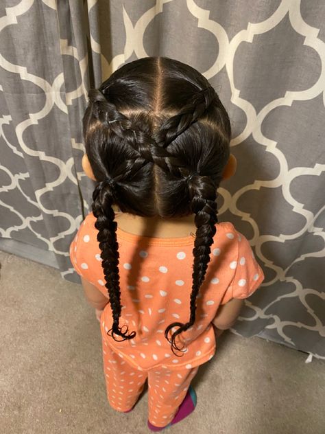 Easy Curly Protective Hairstyles, Simple Little Black Girls Hair Style, Curly Hairstyles For Little Kids, Little Mixed Girl Hairstyles Easy Simple Curly, Cute Little Mixed Girl Hair Styles, Little Mixed Girl Hairstyles Easy Braids, Cute Toddler Hairstyles Curly Hair, Toldders Hairstyle, Cute Hairstyles For Mixed Girls Kids