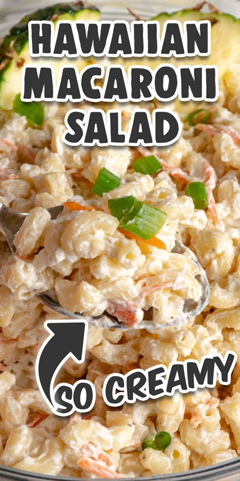 Hawaiian Cabbage Salad, Ono Hawaiian Bbq Macaroni Salad Copycat, Hawaiian Macaroni Potato Salad, Easy Hawaiian Macaroni Salad, Hawaii Macaroni Salad, Small Batch Macaroni Salad, Hawaii Salad, Hawaiian Potato Salad, Hawaiian Macaroni Salad Recipe