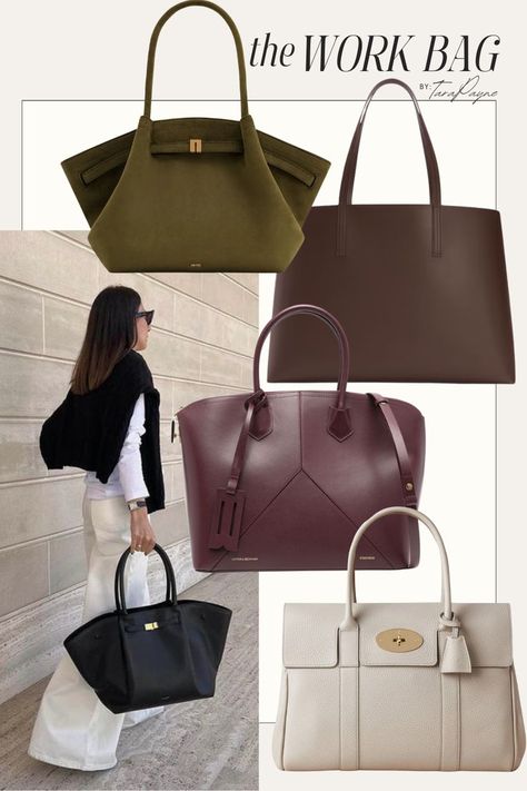 How To Find The Perfect Work Bag Stylish Work Bag, Everyday Work Bag, Work Bags For Women, Tote Bag Outfit, University Bag, Uni Bag, Work Purse, Teacher Bag, My Style Bags