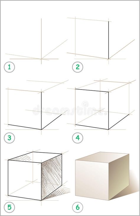 How To Draw A 3d Cube, How To Draw A Cube Step By Step, How To Draw Shapes Step By Step, How To Draw Geometric Shapes, How To Draw 3d Shapes Step By Step, How To Draw A Cube, How To Draw Shapes, How To Draw 3d Shapes, Drawing Excersizes