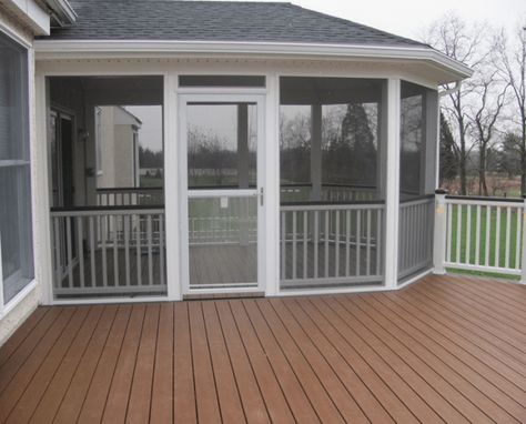 Ideas for Amazing Screened Porch and Deck Designs Porch Kits, Screened Porch Designs, Screened Porches, Deck Framing, Screened In Deck, Low Deck, Porch Plans, Patio Deck Designs, Sunroom Designs