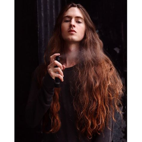 Edward Bess, Long Hair Models, Boys Long Hairstyles, Super Long Hair, The Mist, Beautiful Long Hair, Happy Healthy, Anime Best Friends, Long Hair Styles Men