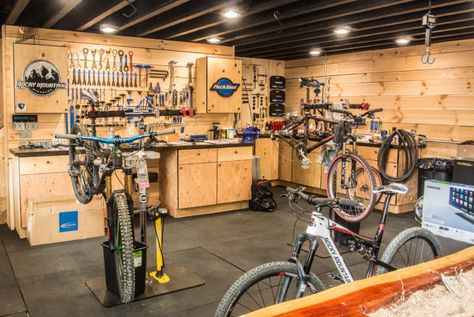 10 Upgrades for Less Than $100 That Will Radically Improve Your Mountain Bike's Performance - Page 2 of 2 - Singletracks Mountain Bike News Bicycle Garage, Cross Country Bike, Gear Room, Mountain Bike Handlebars, Bike Room, Vitrine Miniature, Comfort Bike, Bicycle Shop, Bike News