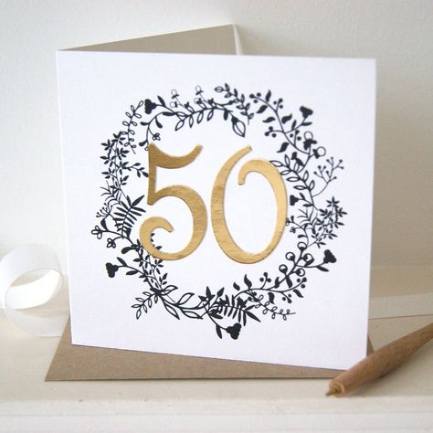 60th Birthday Card Ideas, 50th Birthday Card Ideas, 60th Birthday Card, 50th Birthday Card, Birthday Card Ideas, Eco Crafts, Happy Birthday Cards Printable, 60th Birthday Cards, Birthday Cards For Mom